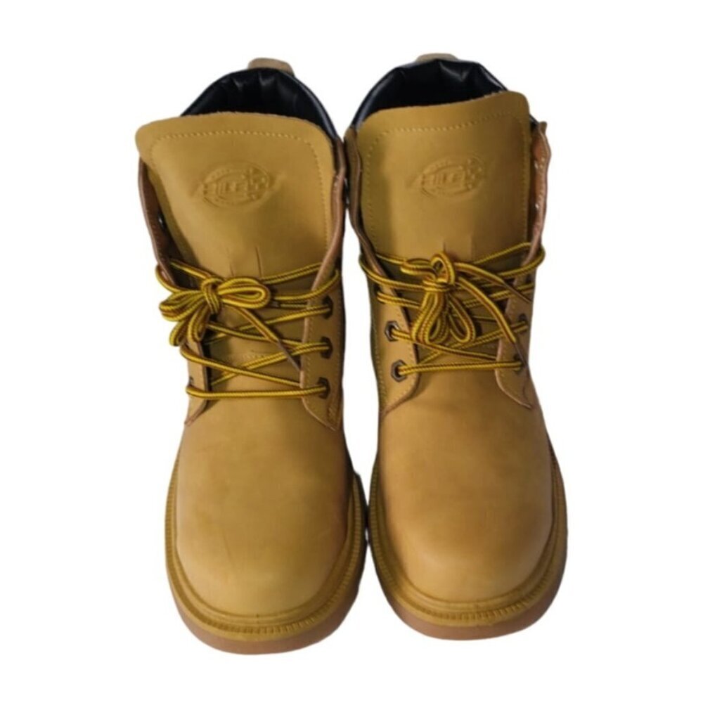 ROOPGK CAHHRRN HUGOV, Leather Work Boots, Yellow, Size 42 NWOT